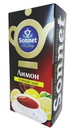 Sonnet Лимон (чай чорний) - 20 пак.