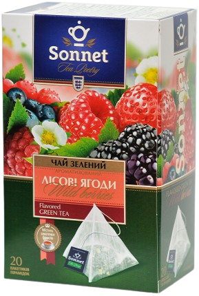 Sonnet Лесные ягоды (чай зеленый) - 20пак.