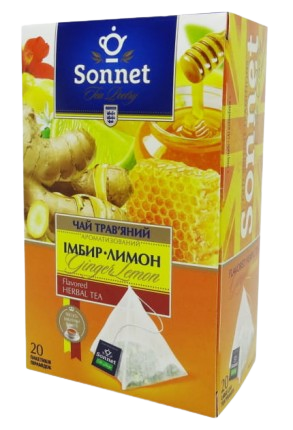 Sonnet Чай каркаде с имбирем и лимоном - 20пир.